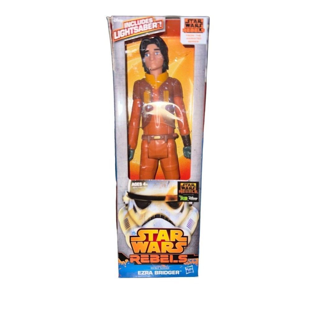 Hasbro Star Wars Rebels 12-Inch Ezra Bridger Action Figure Doll W/ Lightsaber